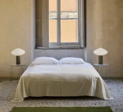 Lampe à poser, Mist AP17, marbre gris chaud, Ø37cm, H41cm - Andtradition