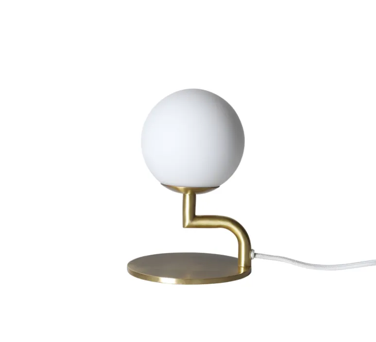 Lampe*Pholc Lampe à poser, Mobil, , Ø12cm, H18cm - laiton