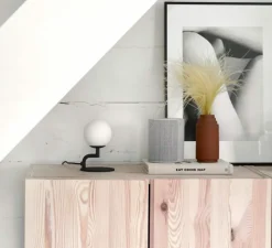 Lampe*Pholc Lampe à poser, Mobil, , Ø12cm, H18cm - noir mat