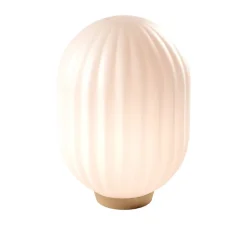 Lampe à poser, Modeco Plus, blanc, Ø20cm, H26cm - Nordic Tales