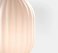 Lampe à poser, Modeco Plus, blanc, Ø20cm, H26cm - Nordic Tales