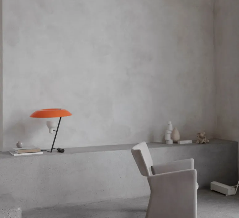 Lampe*Astep Lampe à poser, Model 548, , LED, dim, 2700K, 738 lm, Ø50cm, H50cm - orange