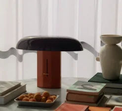 Lampe*Andtradition Lampe à poser, Montera JH42, ambre, rubis, L45cm, H33cm - Ambre et Rubis