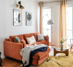 Lampe*It's about Romi Lampe à poser, Montreux, , Ø19cm, H40cm - sable