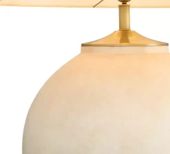 Lampe à poser, Moon Jar, sable, laiton brossé, L79cm, H102cm - Eichholtz