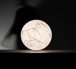 Enfants|Lampe*Davide Groppi Lampe à poser, Moon T, , Ø40cm, H42cm - blanc