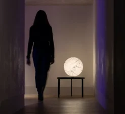 Enfants|Lampe*Davide Groppi Lampe à poser, Moon T, , Ø40cm, H42cm - blanc