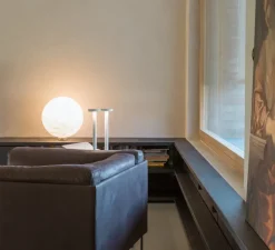 Enfants|Lampe*Davide Groppi Lampe à poser, Moon T, , Ø40cm, H42cm - blanc