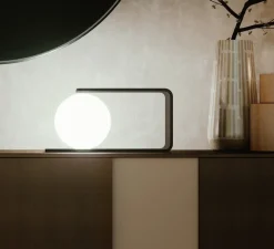 Lampe*Penta Lampe à poser, Morsetto, , LED, dim, 3000K, L16cm, H40cm - noir et blanc
