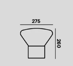 Lampe*Brokis Lampe à poser, Muffins mini, , Ø27,5cm - H26cm - noir