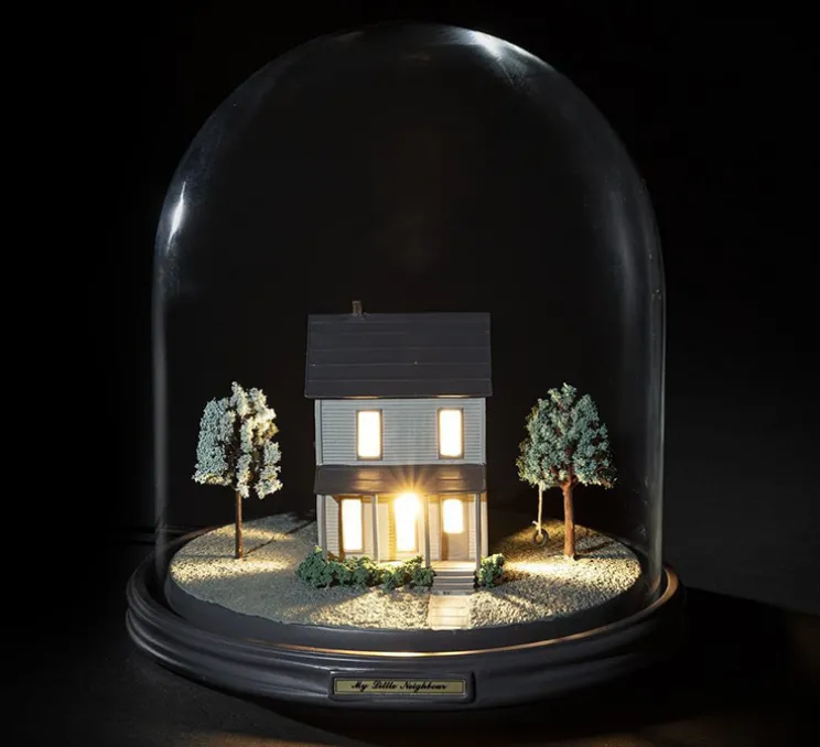 Lampe à poser, My Little Neighbour, maison, LED, Ø25,5cm, H26,8cm - Seletti