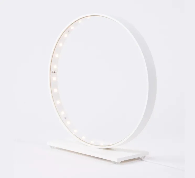 Lampe à poser, Nano, blanc, LED, dim, 2700K, 352 lm, L20cm, H21cm - Le Deun