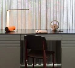 Lampe à poser, Nastro 563.31, beige, terracotta, IP40, LED, dim, 2700K, 2000 lm, L22cm, H41cm - Tooy