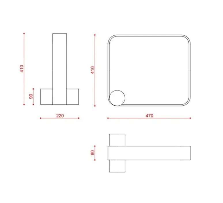 Lampe*Tooy Lampe à poser, Nastro 563.32, , IP40, LED, dim, 2700K, 2000 lm, L22cm, H41cm - noir texturé, laiton brossé