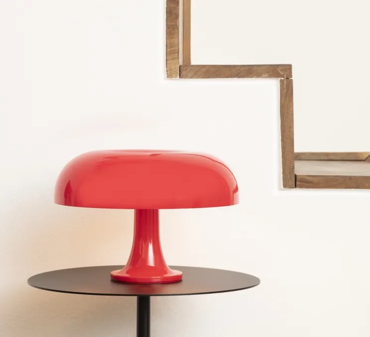Lampe à poser, Nessino Edition spéciale, rouge, Ø32cm, H22,3cm - Artemide