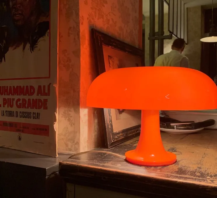 Lampe à poser, Nessino, orange, Ø32cm, H22,3cm - Artemide