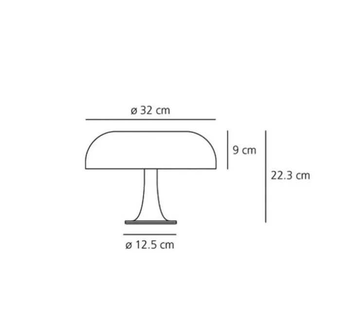 Lampe à poser, Nessino, orange, Ø32cm, H22,3cm - Artemide