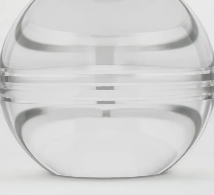 Lampe à poser, Nicole, Cristal, lin, Ø21,6cm, H32cm - Hudson Valley Lighting