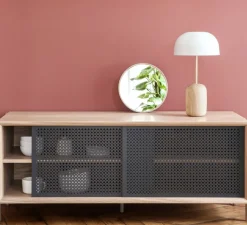 Lampe|Enfants*Hartô Lampe à poser, Nina, , LED, 2700K, 260 lm, Ø23cm, H44,2cm - blanc