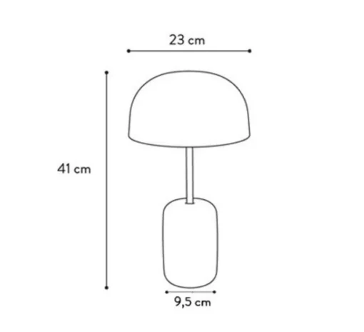 Lampe|Enfants*Hartô Lampe à poser, Nina, , chêne, laiton, Ø23cm, H41cm - gris ardoise