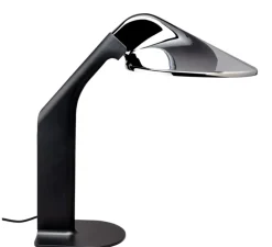 Lampe à poser, Niwaki, noir et chrome, LED, dim, 2700K, 1300 lm, L14cm, H42,2cm - DCW éditions Paris