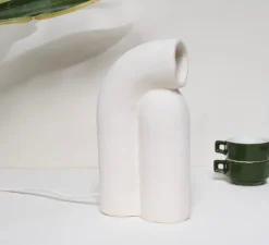 Lampe*Alice Lahana Studio Lampe à poser, Nour, , L13cm, H23cm - blanc