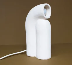 Lampe*Alice Lahana Studio Lampe à poser, Nour, , L13cm, H23cm - blanc