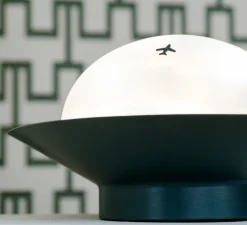 Lampe à poser, Nuvole Rapide, bleu nuit, LED, dim, 3000K, 2350 lm, Ø36cm, H22cm - OliveLab