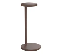 Lampe*Flos Lampe à poser, Oblique Qi, , LED, dim, 2700K, 479 lm, Ø15,5cm, H35cm - marron