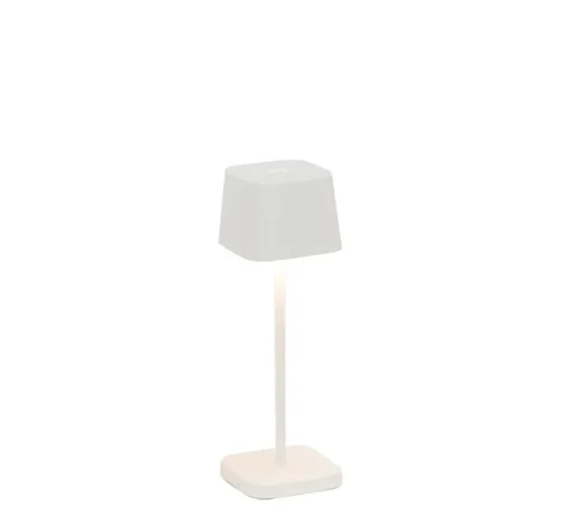 Lampe*Zafferano Lampe à poser, Ofelia Micro, , IP65, LED, dim, 2200-3000K, 183-195-216 lm, Ø6,7cm, H20cm - blanc