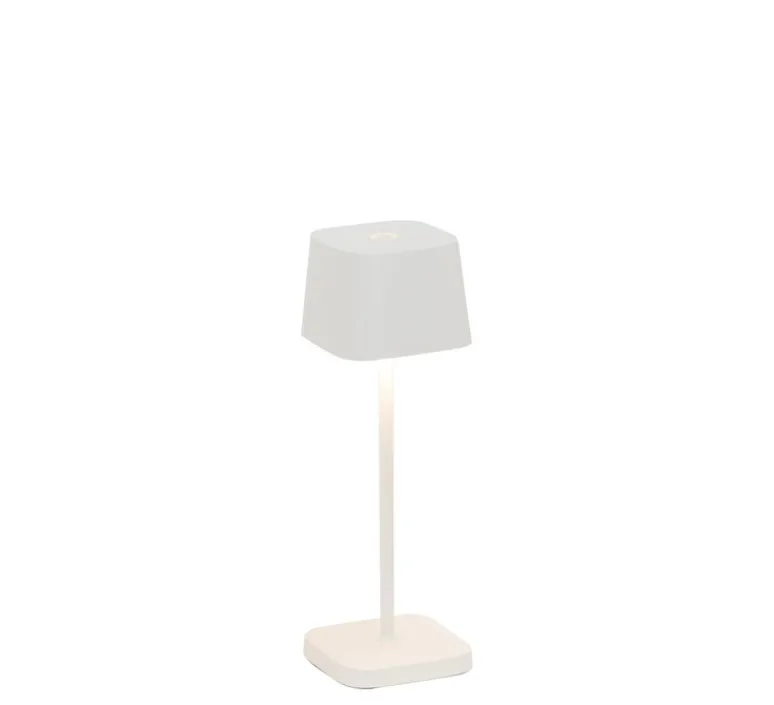 Lampe*Zafferano Lampe à poser, Ofelia Micro, , IP65, LED, dim, 2200-3000K, 183-195-216 lm, Ø6,7cm, H20cm - blanc