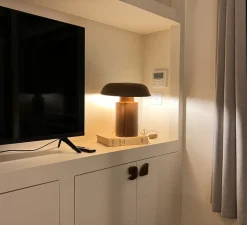 Lampe*Serax Lampe à poser, Oliver, , L35cm, H31cm - marron