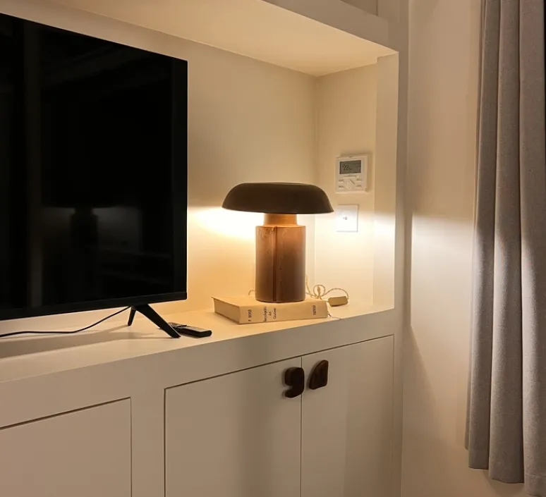 Lampe*Serax Lampe à poser, Oliver, , L35cm, H31cm - marron