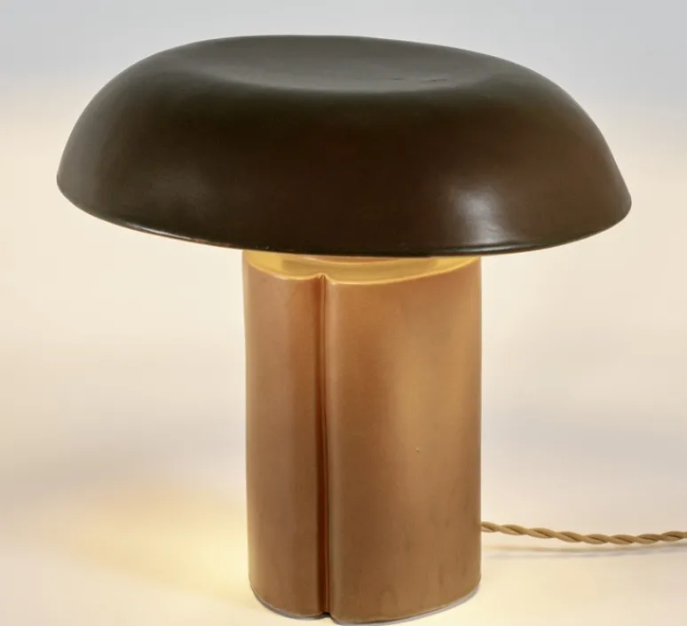 Lampe*Serax Lampe à poser, Oliver, , L35cm, H31cm - marron