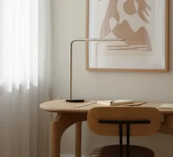 Lampe*Umage Lampe à poser, Omni, , LED, dim, 3000K, 500 lm, L44,7cm, H45,9cm - acier brossé