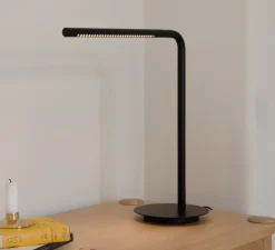 Lampe à poser, Omni, noir, LED, dim, 3000K, 500 lm, L44,7cm, H45,9cm - Umage
