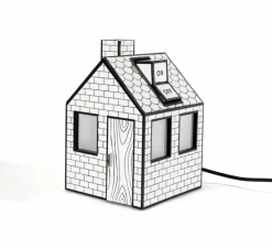 Enfants|Lampe*Seletti Lampe à poser, On-off, , Ø16cm, H25cm - blanc