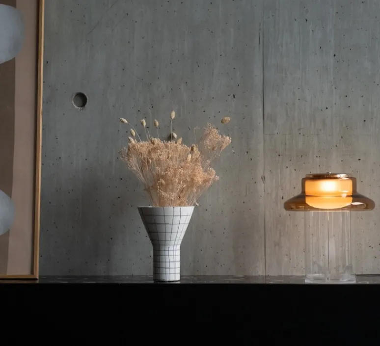 Lampe*A-N-D Lampe à poser, Pace 28, , LED, dim, 1800-3002K, Ø28cm, H32cm - ambre