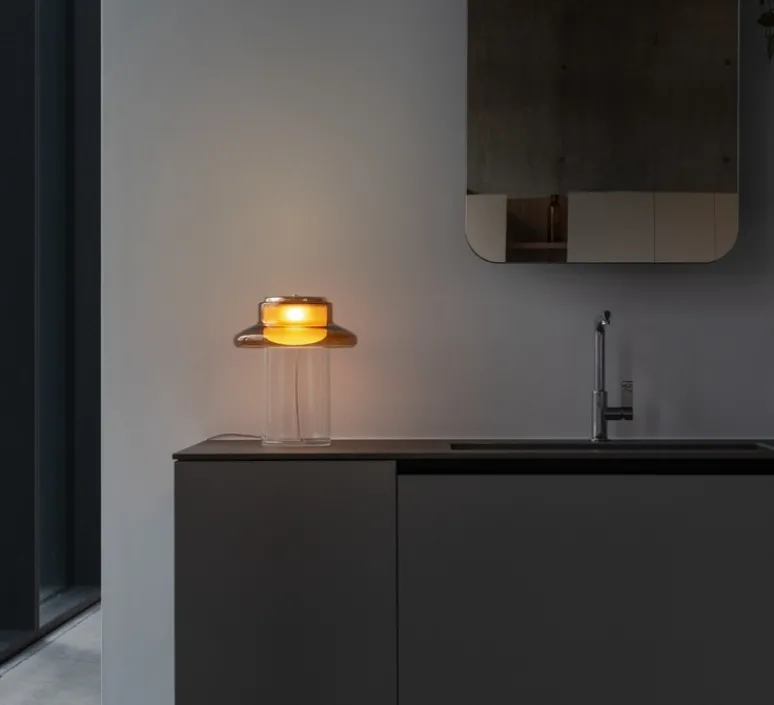 Lampe*A-N-D Lampe à poser, Pace 28, , LED, dim, 1800-3002K, Ø28cm, H32cm - ambre