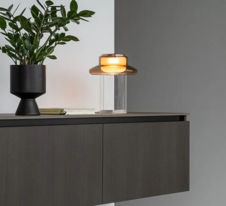 Lampe*A-N-D Lampe à poser, Pace 28, , LED, dim, 1800-3002K, Ø28cm, H32cm - ambre