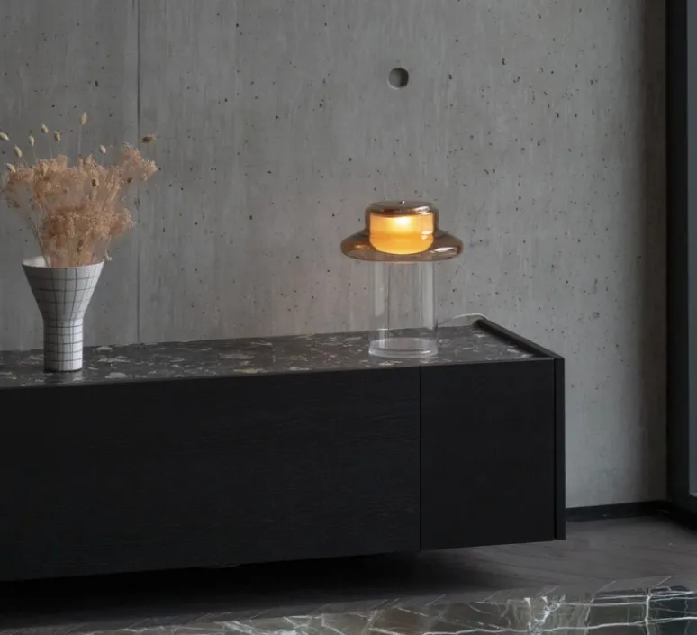 Lampe*A-N-D Lampe à poser, Pace 28, , LED, dim, 1800-3002K, Ø28cm, H32cm - ambre