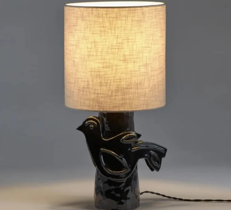 Lampe à poser, Paloma, noir, Ø25cm, H52cm - Serax