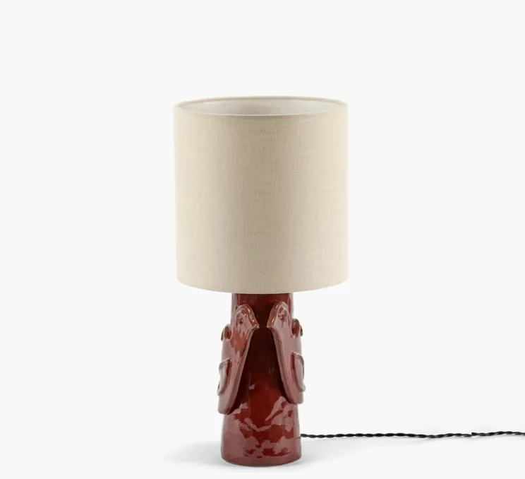 Lampe à poser, Paloma, rouge, Ø25cm, H52cm - Serax