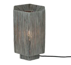 Lampe à poser, Panama L, gris, Ø24cm, H36cm - Good&Mojo