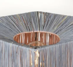 Lampe*Good&Mojo Lampe à poser, Panama S, , Ø28cm, H26cm - gris