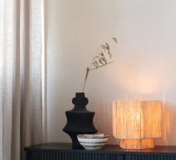 Lampe*Good&Mojo Lampe à poser, Panama S, , Ø28cm, H26cm - naturel