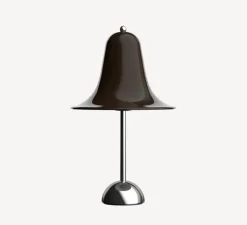 Lampe*Verpan Lampe à poser, Pantop 23, , Ø23cm, H38cm - marron foncé