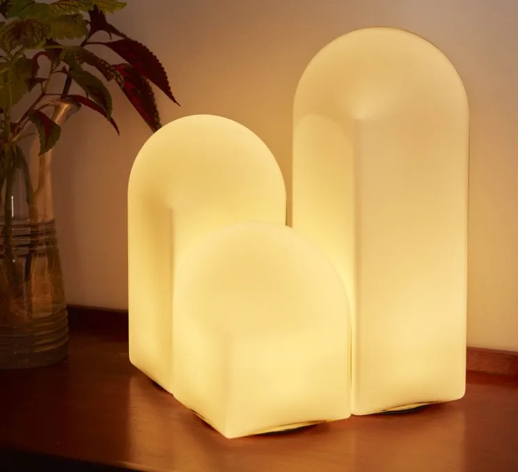 Lampe à poser, Parade 240, blanc coquillage, LED, dim, 2800K, 150 lm, L15,5cm, H24cm - HAY