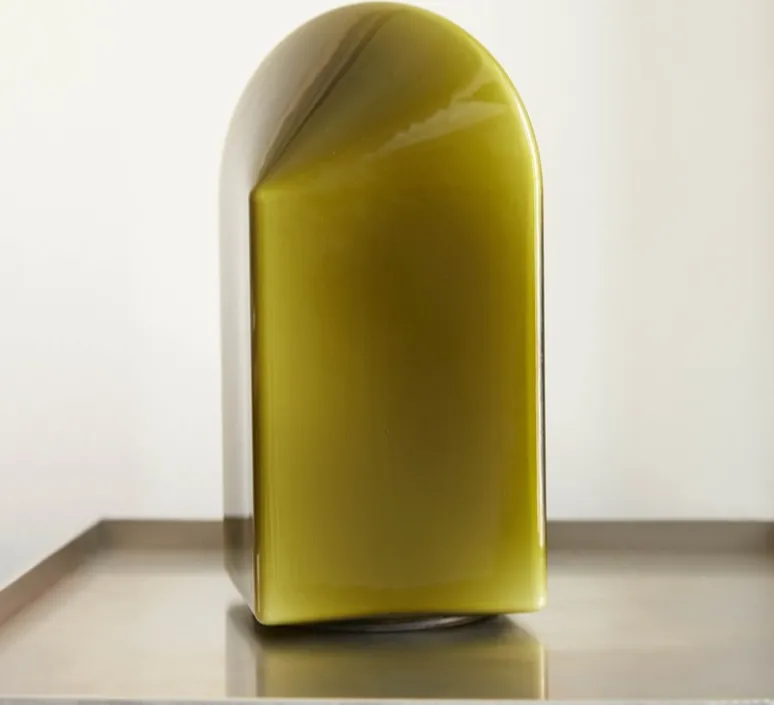 Lampe*HAY Lampe à poser, Parade 240, , LED, dim, 2800K, 150 lm, Ø15,5cm, H24cm - vert mousse