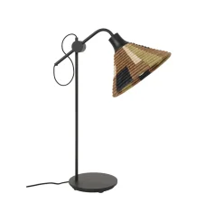 Lampe*Forestier Lampe à poser, Parrot, , Ø26cm, H62cm - marron